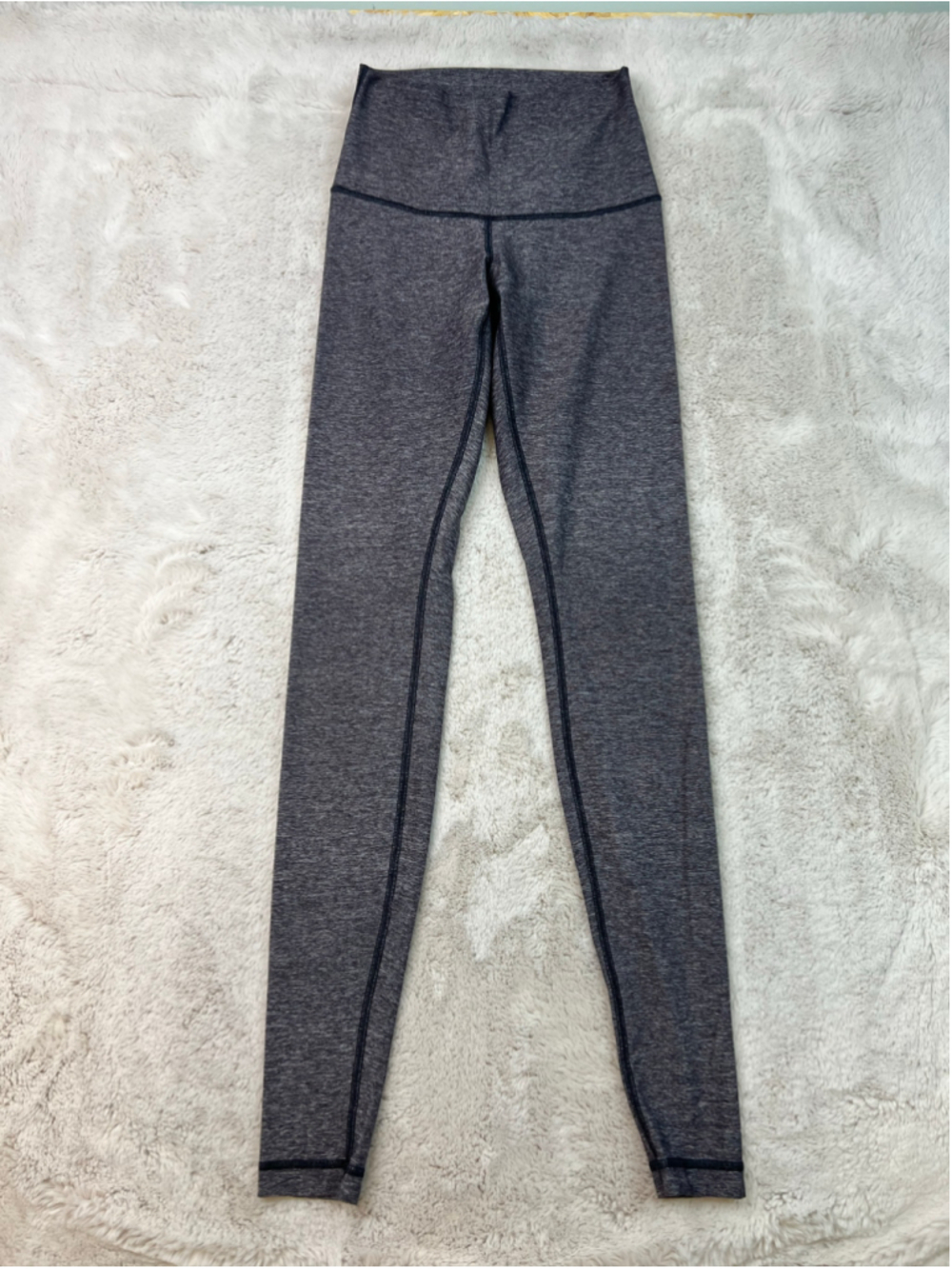 Lululemon Leggings Wunder Under Size S Grey High Rise Athletic Pants Stretchy